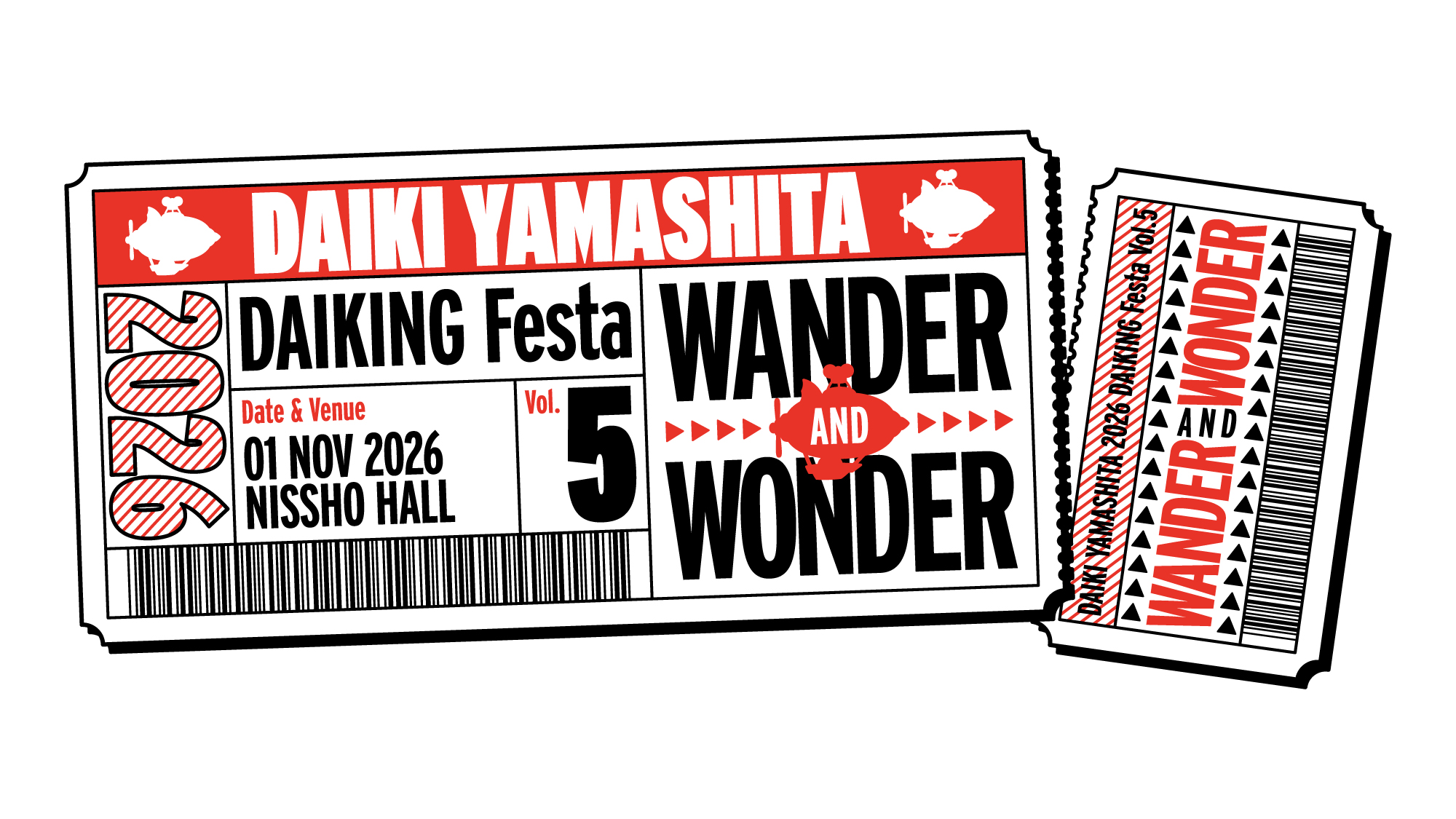 アーティストデビュー5周年を記念したイベント「Daiki Yamashita 2026 DAIKING Festa Vol.5」の最新情報解禁!